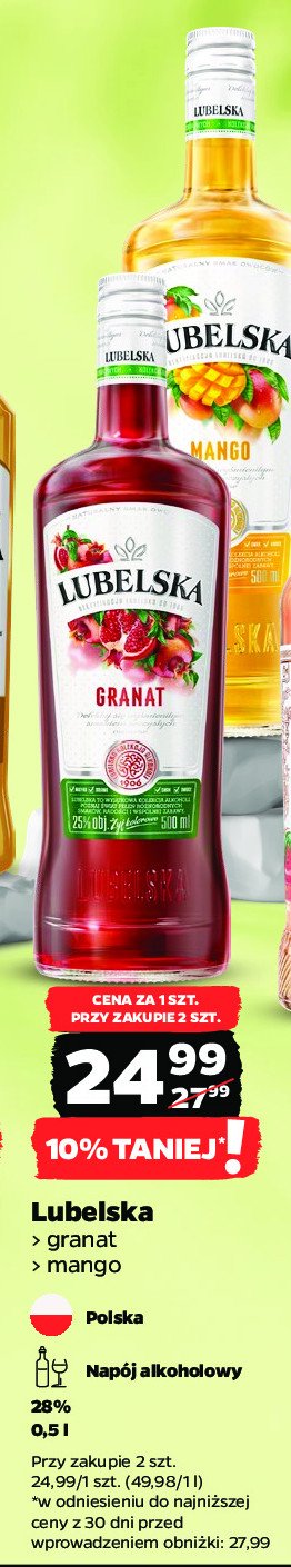 Wódka LUBELSKA GRANAT promocja w Netto