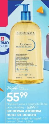 Bioderma Atoderm Huile De Douche nawilżający olejek do kąpieli promocja w Super-Pharm