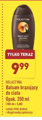 Balsam brązujący do ciemnej karnacji Kolastyna promocja