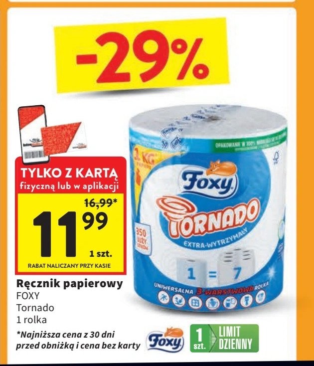 Ręcznik kuchenny Foxy tornado promocja