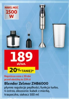 Blender Zelmer ZHB6000 promocja w Auchan