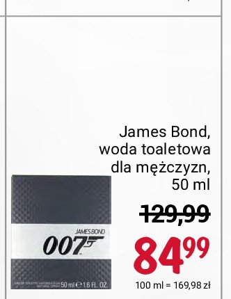 Woda toaletowa James bond 007 promocja