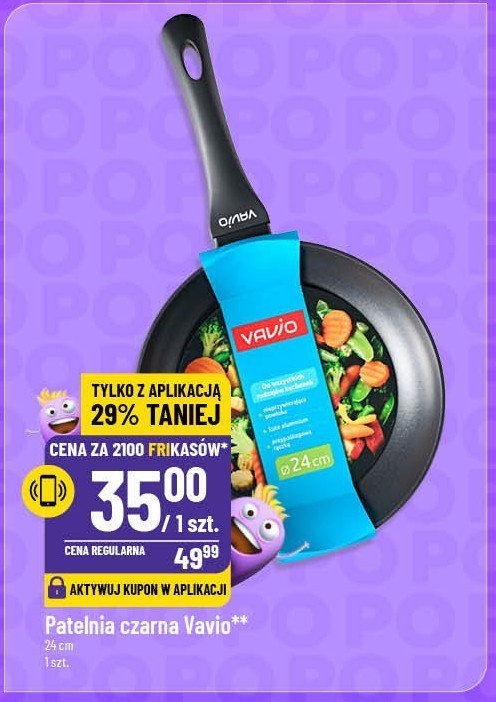 Patelnia 24 cm Vavio promocja