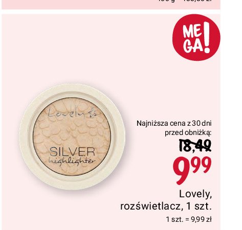 Puder rozświetlający LOVELY SILVER HIGHLIGHTER promocja