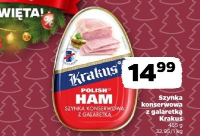 Szynka konserwowa z galaretką Krakus promocja w Netto