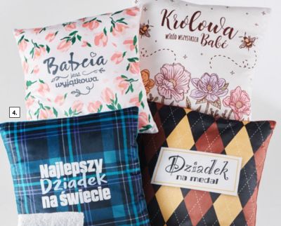 Poduszka dekoracyjna dla dziadka promocja w Lidl