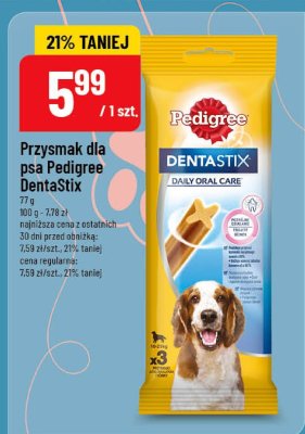 Przysmak dla psa Pedigree DentaStix promocja w POLOmarket