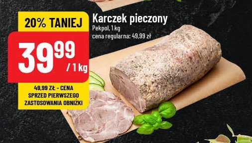 Karczek pieczony Pekpol promocja w POLOmarket