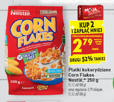 Płatki kukurydziane Bifood corn flakes promocja