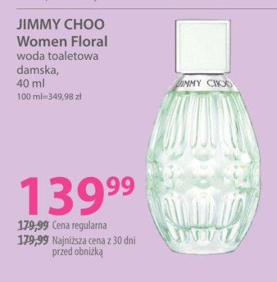 Woda JIMMY CHOO Women Floral woda toaletowa damska promocja w Hebe