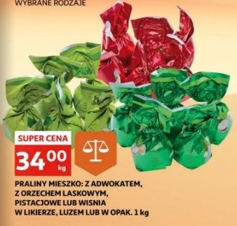 Praliny wiśnie w likierze Mieszko promocja