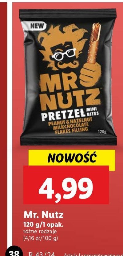 Precle peanut & hazelnut Mr. nutz promocja