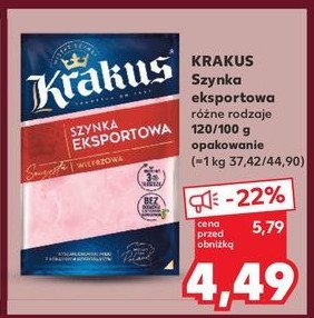 Szynka konserwowa Krakus animex promocja w Kaufland