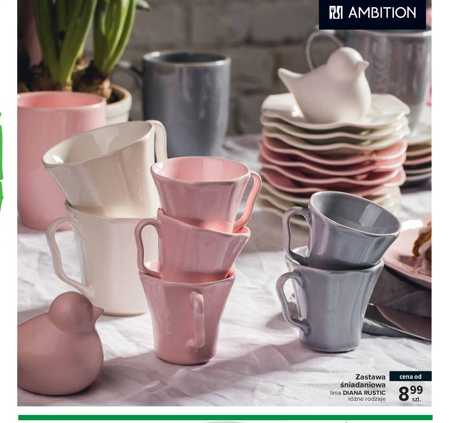 Filiżanka diana rustic 220 ml Ambition promocja