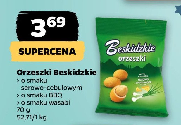 Orzeszki ser i cebulka Aksam beskidzkie promocja