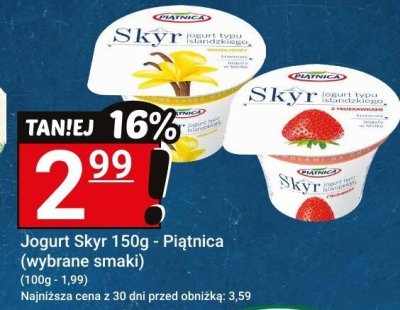 Jogurt skyr truskawka Lindahls protein promocja w Hitpol