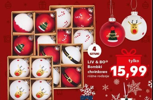 Bombki szklane Liv & bo promocja