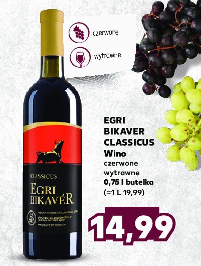Wino EGRI BIKAVER CLASSICUS promocja