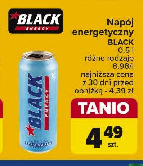 Napój energetyczny paradise Black energy promocja