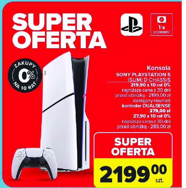 Konsola digital d chassis Sony playstation 5 promocja