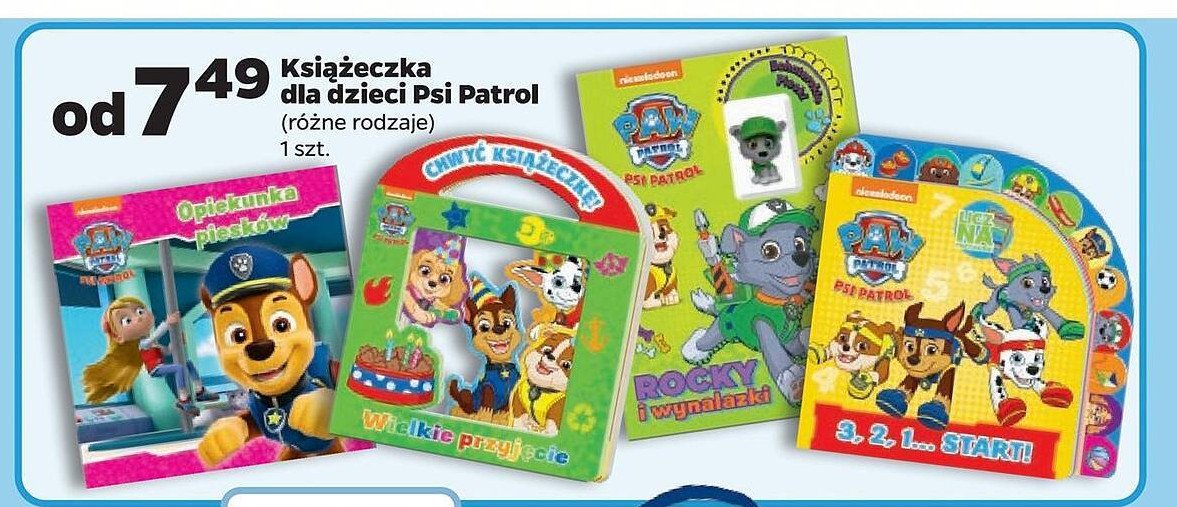 Psi patrol 3 2 1 start promocja