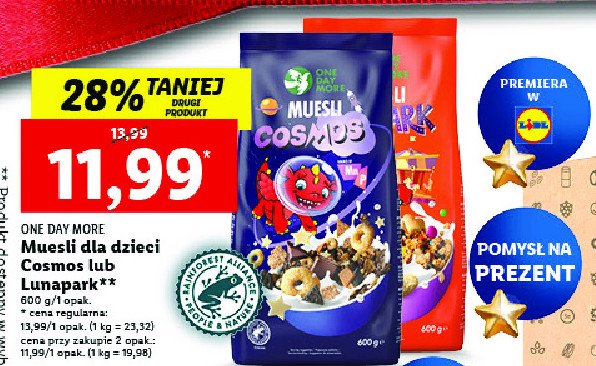 Musli cosmos One day more promocja