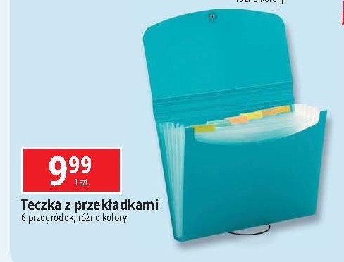 Teczka z przegródkami promocja w Leclerc