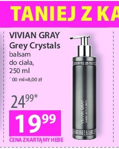 Balsam do cia艂a Vivian gray gray crystal promocja