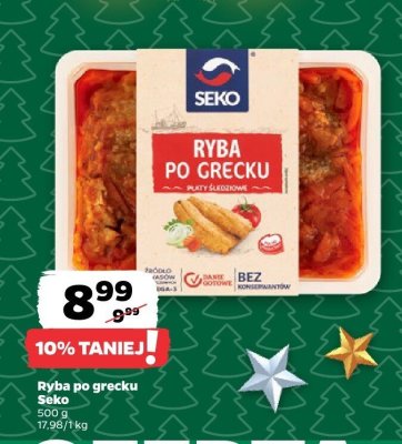 Ryba po grecku Seko promocja w Netto