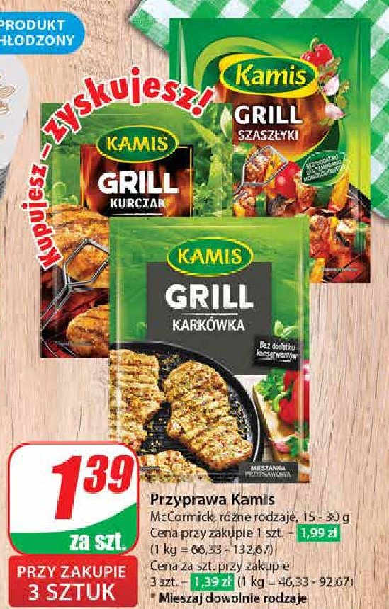 Przyprawa grill szaszłyki Kamis grill promocja