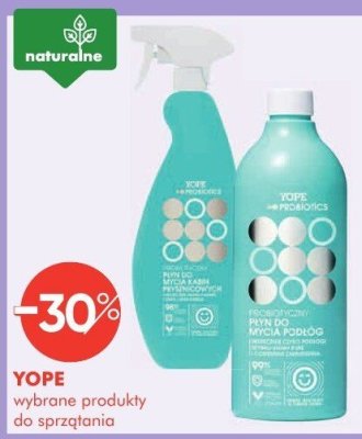 Wybrane produkty do sprzątania YOPE promocja w Super-Pharm