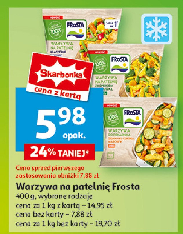 Warzywa na patelnię z koperkiem i pietruszką Frosta promocja