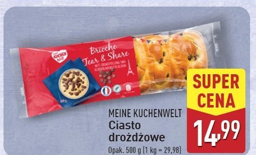 Ciasto drozdżowe MEINE KUCHENWELT promocja