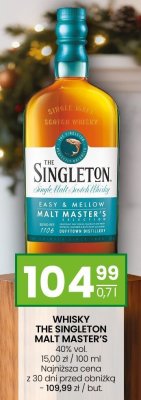 Whisky The Singleton Malt Master's 0,7l promocja w Twój Market