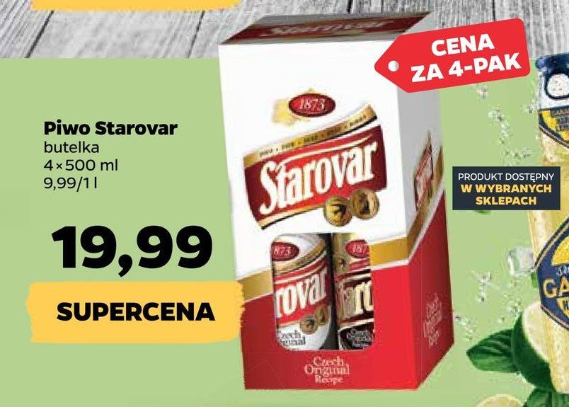Zestaw piw Starovar 1873 promocja