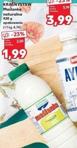 Maślanka Krasnystaw promocja w Leclerc