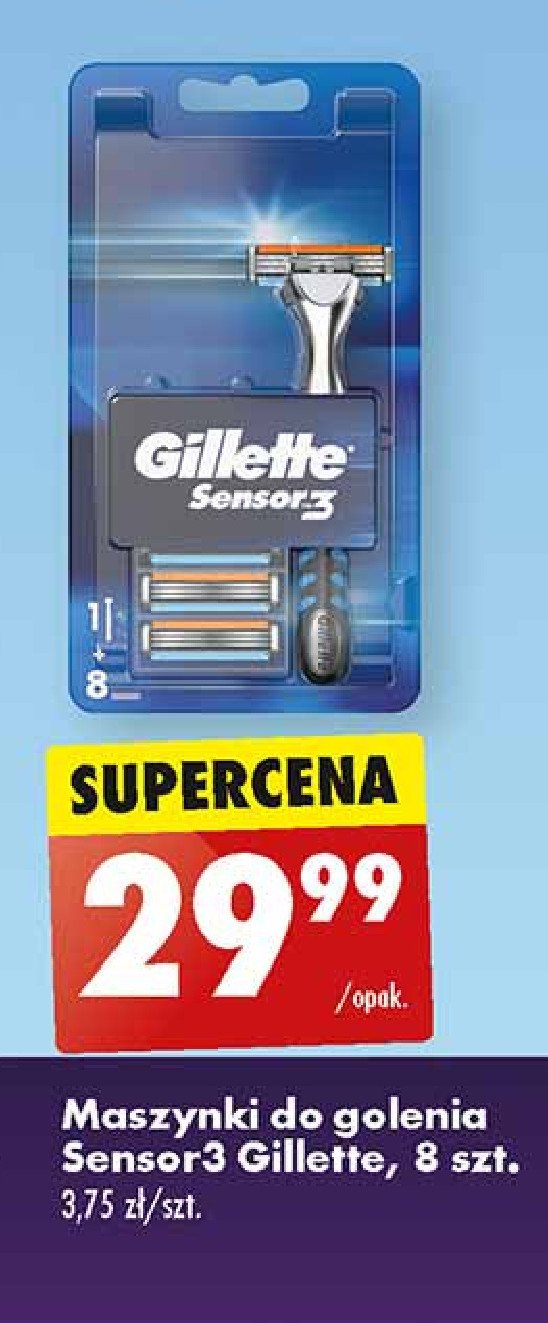 Wkłady do maszynki Gillette sensor 3 promocja