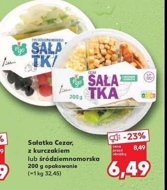 Sałatka śródziemnomorska K-to go promocja w Kaufland