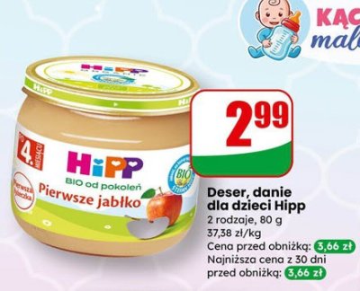 Deser danie dla dzieci 2 rodzaje promocja w Dino