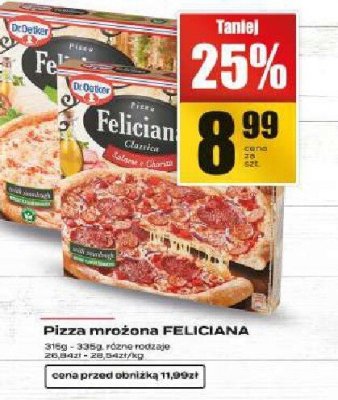 Pizza mrożona FELICIANA promocja w Supeco