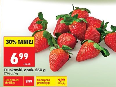 Truskawki, opak. 250 g promocja w Biedronka