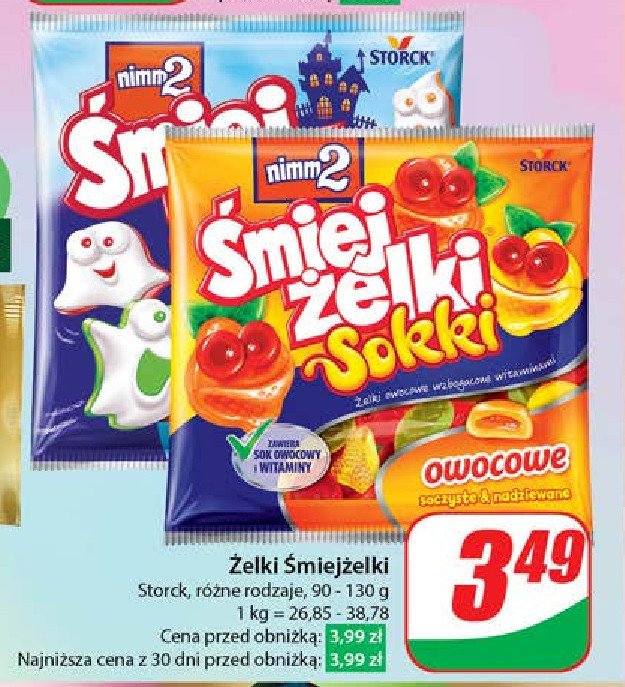 Żelki Nimm2 śmiejżelki mlekoduszki promocja