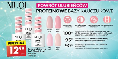 Baza proteinowa 5w1 ciemny róż promocja