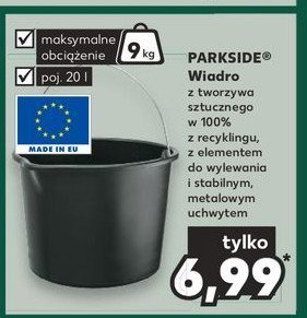 Wiadro 20l Parkside promocja