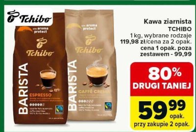 Kawa ziarnista TCHIBO promocja w Carrefour Market