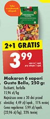 Makaron 6 sapori fischietti Gustobello promocja