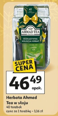 Herbata Ahmad Tea w stoju promocja w Auchan
