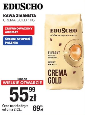 Kawa ziarnista Crema Gold 1kg promocja w RTV EURO AGD