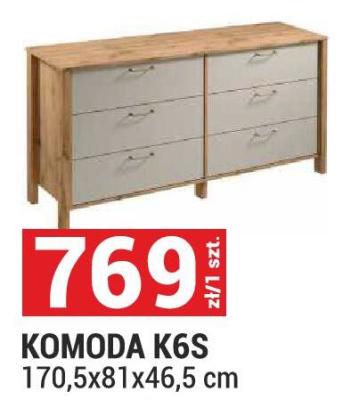 KOMODA K6S 170,5x81x46,5 cm promocja w Merkury Market