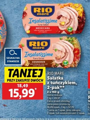 Sa艂atka z tu艅czykiem meksyka艅ska Rio mare insalatissime promocja